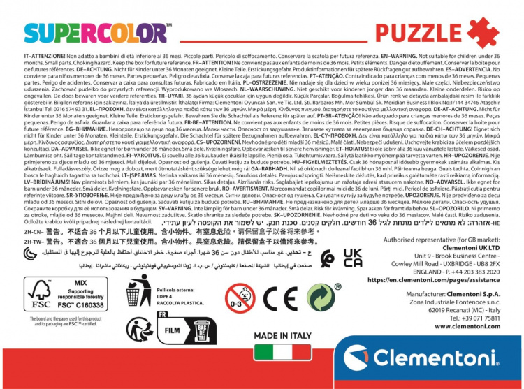 Clementoni 30 stuks kinderpuzzels Paw Patrol