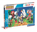 Clementoni 104 puzzels kinderen Sonic