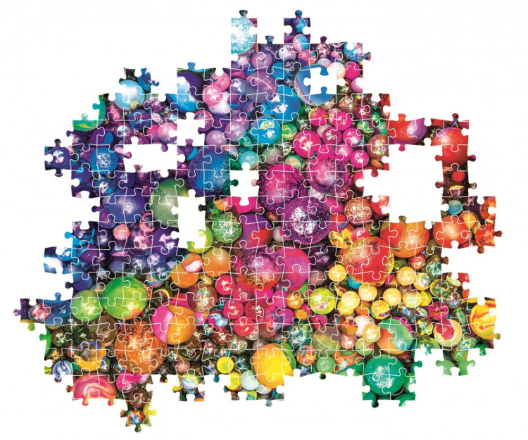 Clementoni 1000 stuks CB High Quality Collection Colorboom knikkers