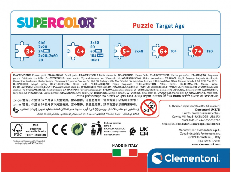 Clementoni 60 puzzels kinderen Frozen 2