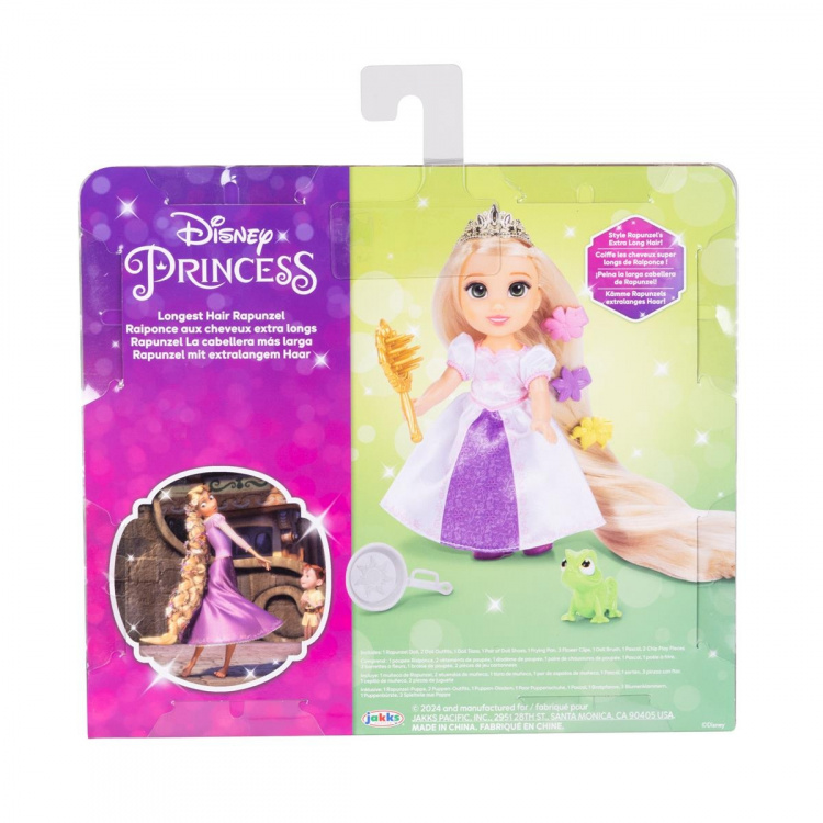 JAKKS Pacific Disney Prinses 6 Inch Petite Pop met Extra Mode & Accessoires Langste Haar Rapunzel JAKKS Pacific Disney Prinses 6 Inch Petite Pop met Extra Mode & Accessoires Langste Haar Rapunzel