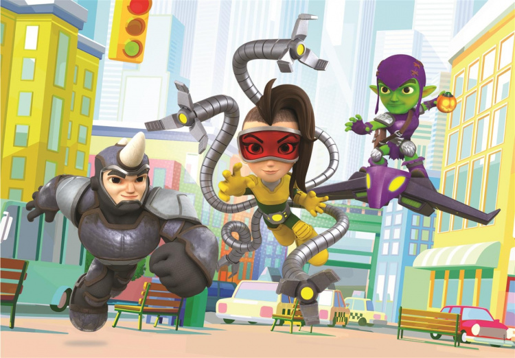 Clementoni 2x20 Puzzels Spidey en zijn Verbazingwekkende Vrienden