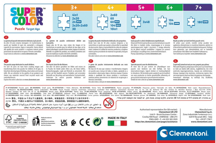 Clementoni 2x20 Puzzels Spidey en zijn Verbazingwekkende Vrienden