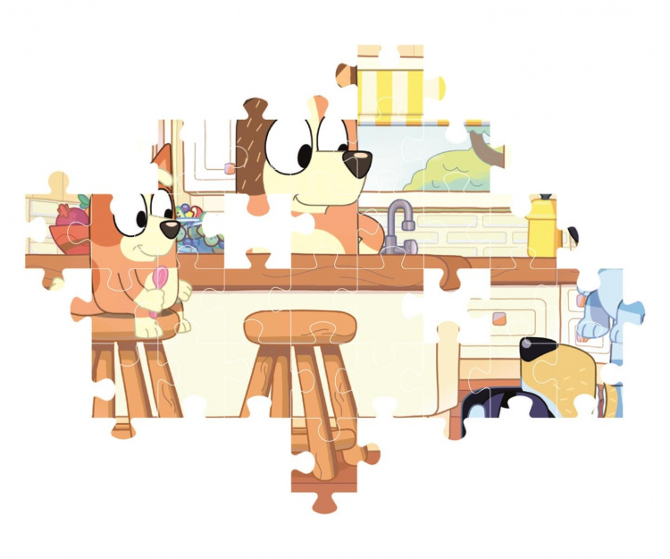 Clementoni 104 puzzels Bluey