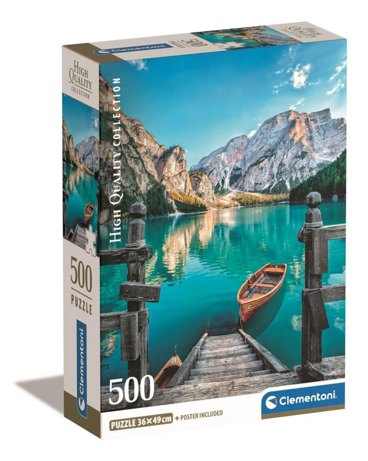 Clementoni 500 stuks CB High Quality Collection Braies Lake