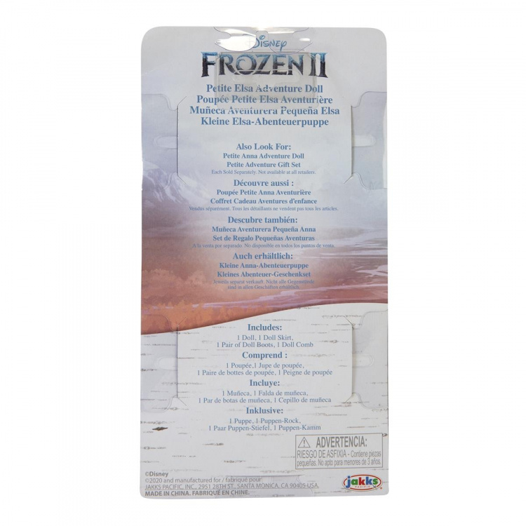 JAKKS Pacific Disney Frozen 6 Inch Kleine pop met kam Avontuur Elsa