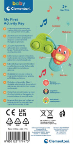 Clementoni Mijn eerste activiteitsleutel
