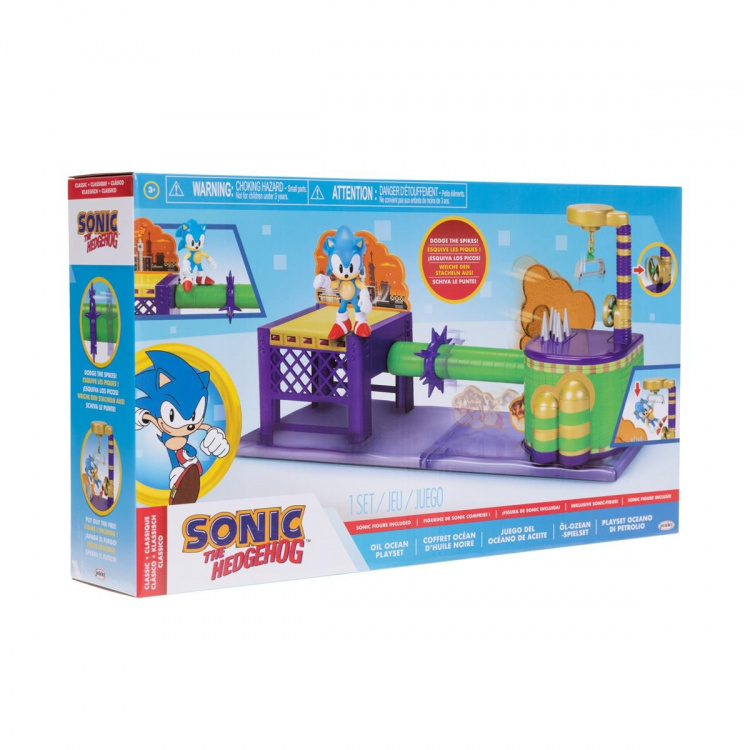 JAKKS Pacific Sonic the Hedgehog 2.5 Inch Speelset Olie Oceaan