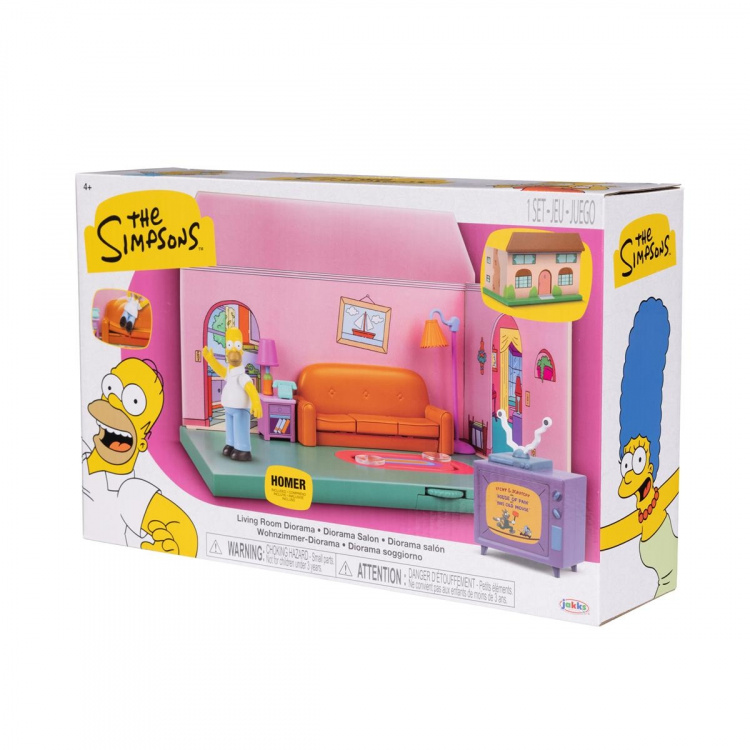 JAKKS Pacific De Simpsons 2,5 Inch Speelset Simpsons Woonkamer