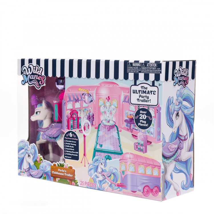 JAKKS Pacific Wild Manes Speelset Clubhuis Trailer