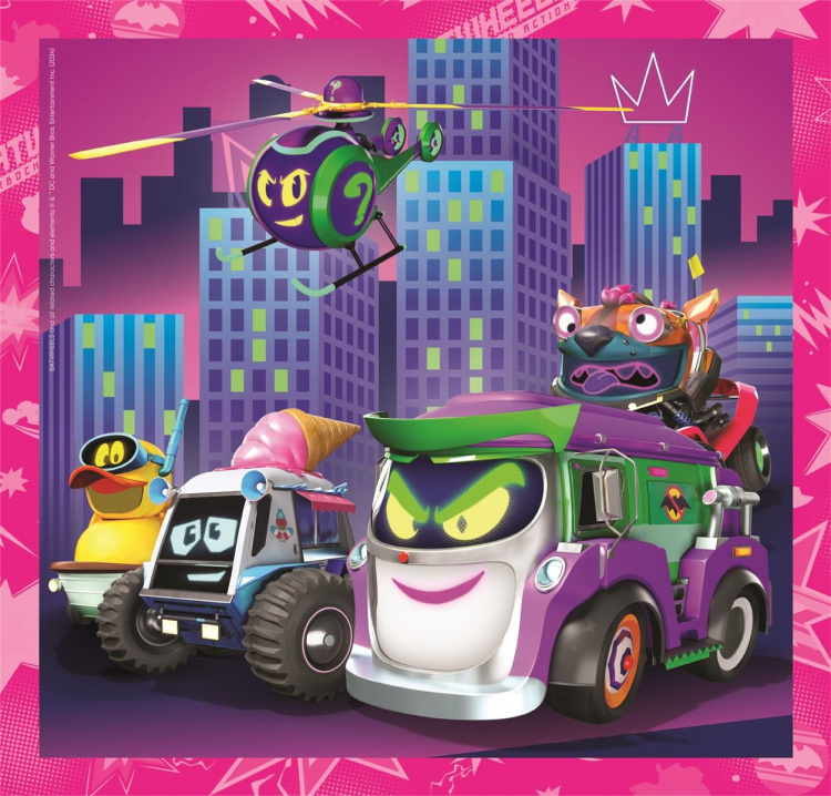 Clementoni 3x48 stuks kinderpuzzels vleermuiswielen