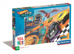 Clementoni 104 puzzels kinderen hotwheels