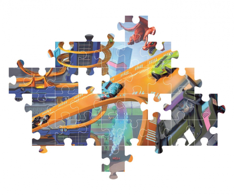 Clementoni 104 puzzels kinderen hotwheels