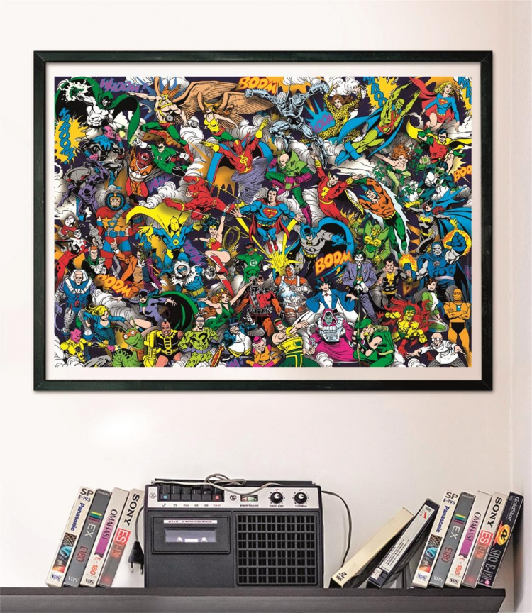 Clementoni 1000 stuks CB High Quality Collection DC Comics onmogelijk