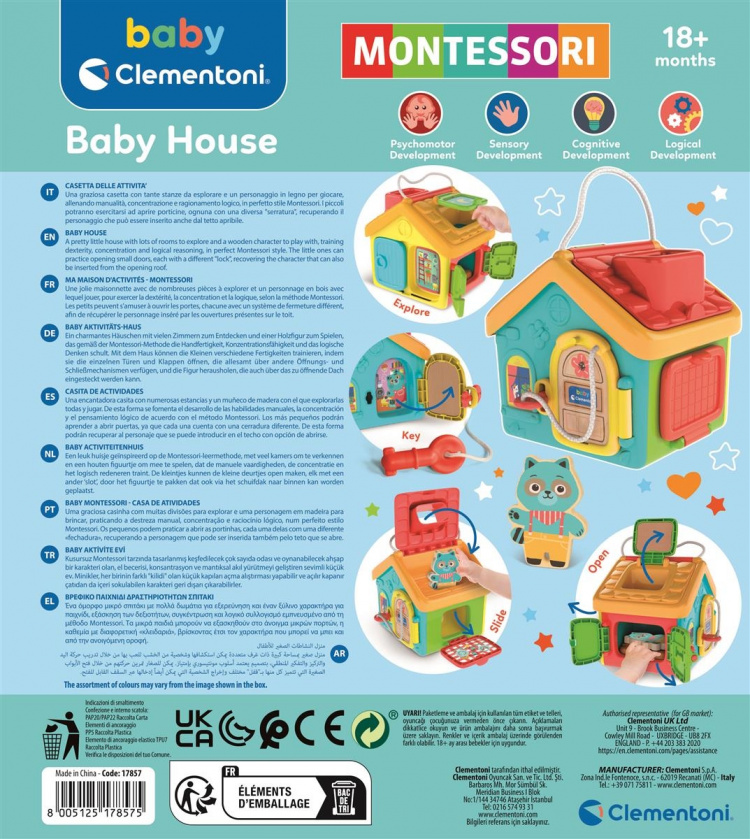 Clementoni Montessori Babykluisjeshuis