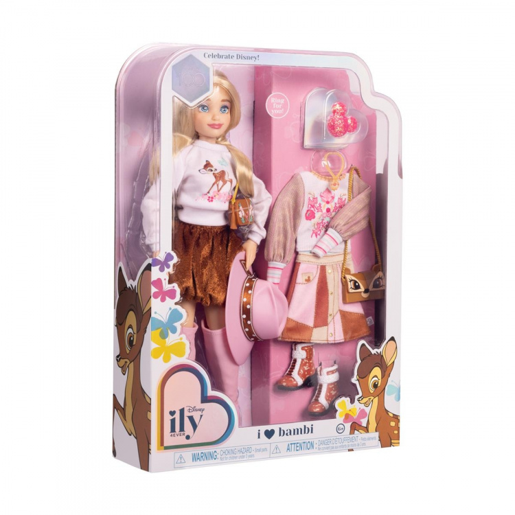 JAKKS Pacific Disney 4EVER Fashion pop met extra mode geïnspireerd door Bambi