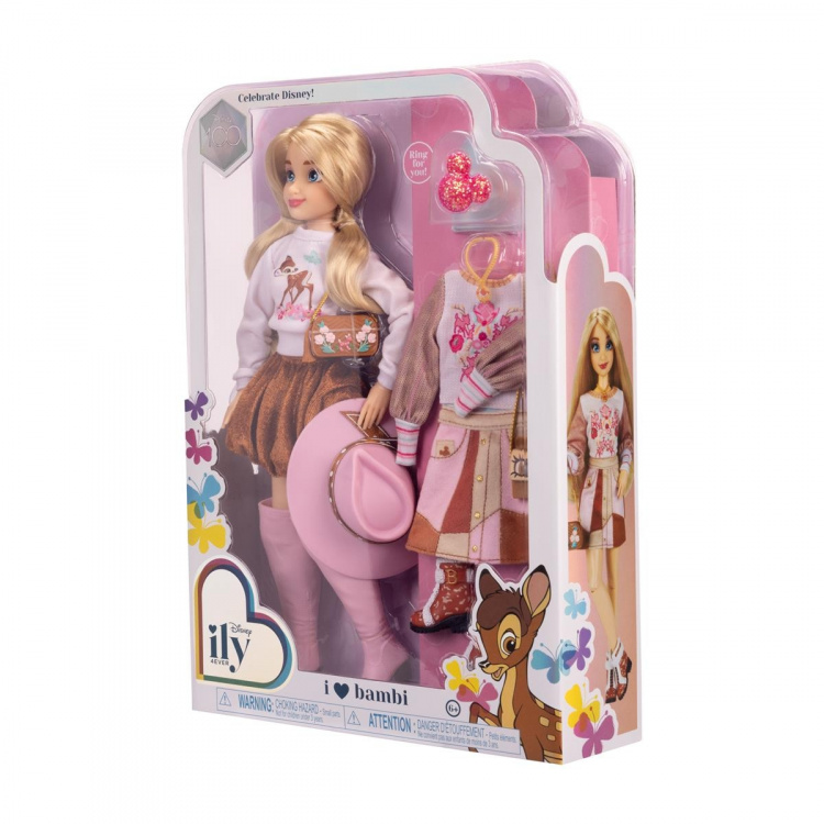 JAKKS Pacific Disney 4EVER Fashion pop met extra mode geïnspireerd door Bambi