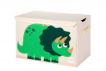 3 Sprouts Speelgoedkist - Groene Dino 3 Sprouts Speelgoedkist - Groene Dino