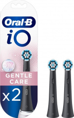 Oral B iO Gentle Care zwarte opzetborstels 2 st Oral B iO Gentle Care zwarte opzetborstels 2 st