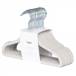 3 Sprouts Kleerhanger velor 15 stuks Grijs