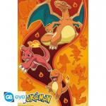 Abysse POKEMON - Poster Maxi 91.5x61 - Vuur type
