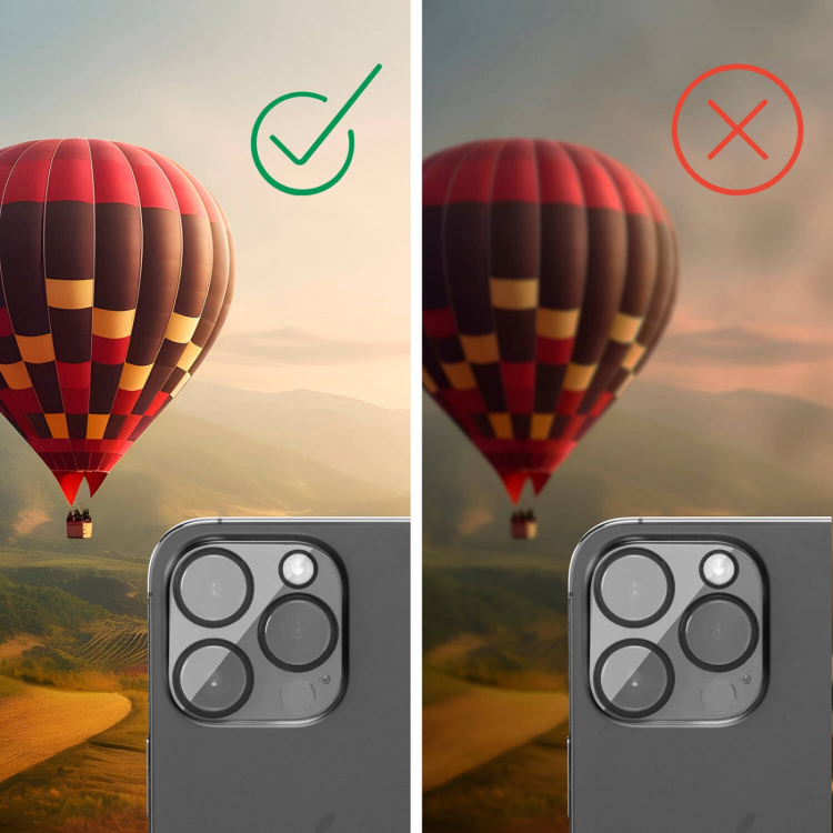 Hama Kamera Skyddsglas iPhone 16/16 Plus