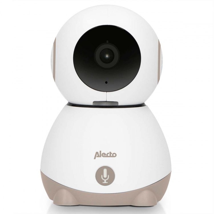Alecto Wi-Fi-babyfoon met camera Wit/Taupe