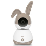 Alecto Wi-Fi-babyfoon met camera Wit/Taupe