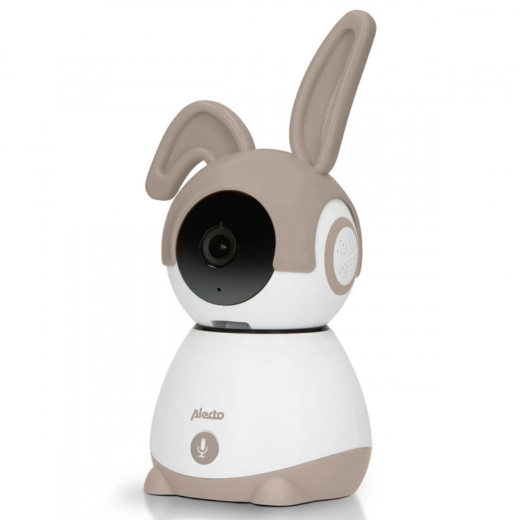Alecto Wi-Fi-babyfoon met camera Wit/Taupe
