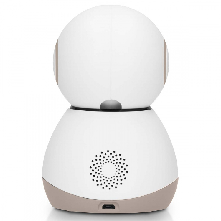 Alecto Wi-Fi-babyfoon met camera Wit/Taupe