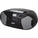 imperial PBB 1 Compacte draagbare boombox met CD-speler, cassettedeck en FM-radio