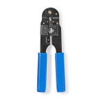 Nedis Krimptang | CAT5e / CAT6 / CAT6a | Snijden / Strippen / Tang | ABS / Staal | Blauw