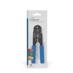 Nedis Krimptang | CAT5e / CAT6 / CAT6a | Snijden / Strippen / Tang | ABS / Staal | Blauw