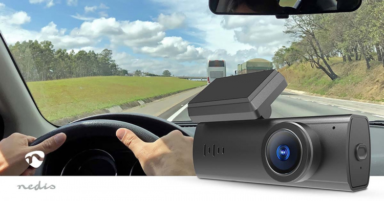 Nedis Dash Cam | 1080p@30fps | 2 MPixel | Wi-Fi | Geen Scherm | Nachtzicht | Zwart