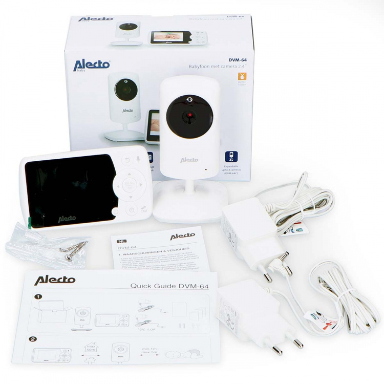 Alecto Babyfoon met camera en 2,4 Alecto Babyfoon met camera en 2,4