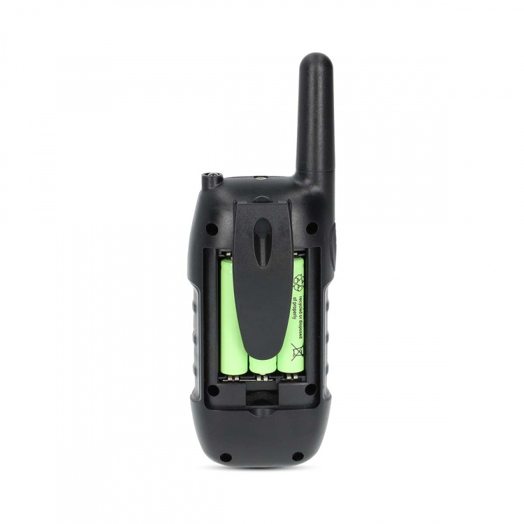 Nedis Walkie talkie Set | 2 Handsets | Tot 10 km | Frequentiekanalen: 8 | PTT / VOX | tot 3 uur | Koptelefoonoutput | Zwart