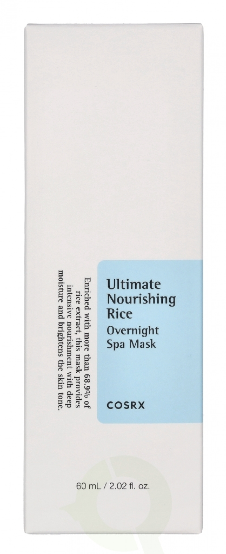 COSRX Ultimate Nourishing Rice Overnight Spa Mask 60 ml