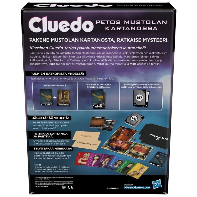 Hasbro Cluedo ontsnappen Verraad op Tudor Mansion (FI)