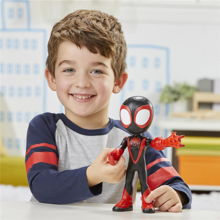 Spidey en zijn Verbazingwekkende Vrienden Supersized 9 Inch Figuur Miles Morales