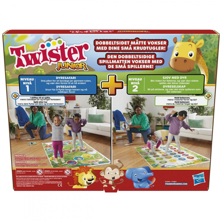 Hasbro Twister Junior 2 Spelletjes in 1 (DK/NEE)