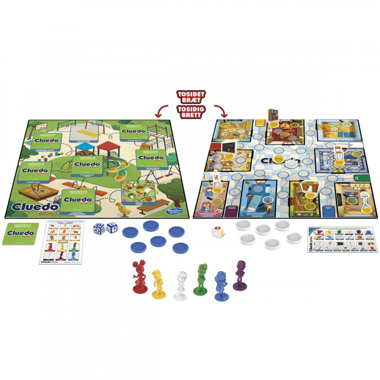Hasbro Cluedo Junior 2 Spelletjes in 1 (DK/NEE)