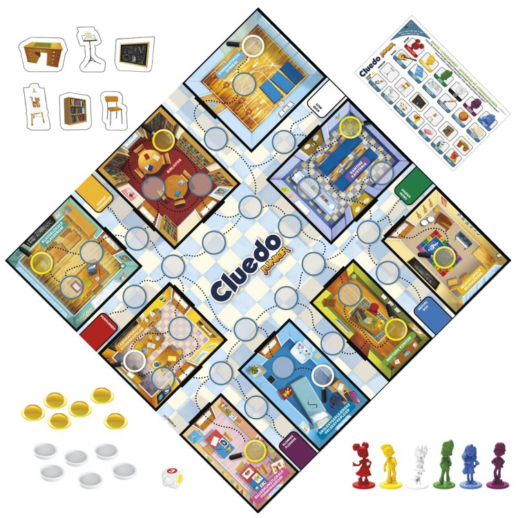 Hasbro Cluedo Junior 2 Spelletjes in 1 (DK/NEE)