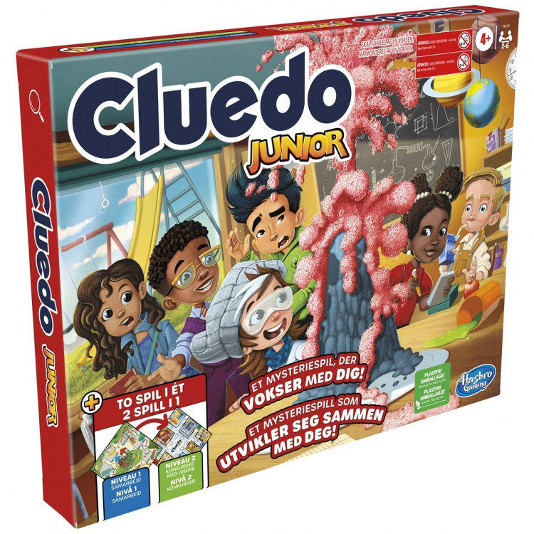 Hasbro Cluedo Junior 2 Spelletjes in 1 (DK/NEE)