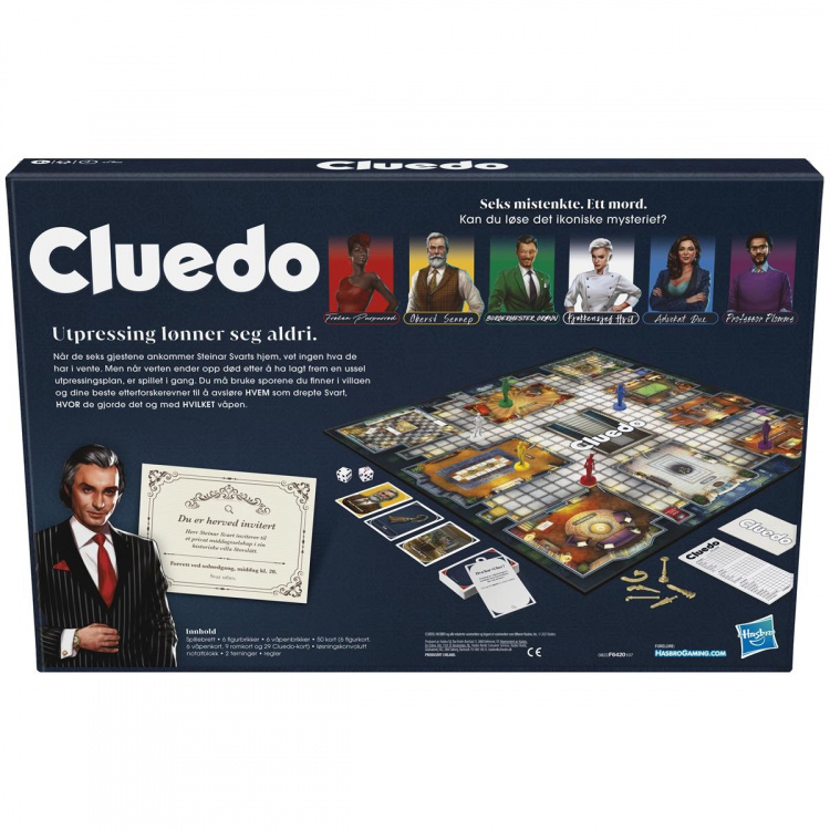 Hasbro Cluedo Klassiek (NO)