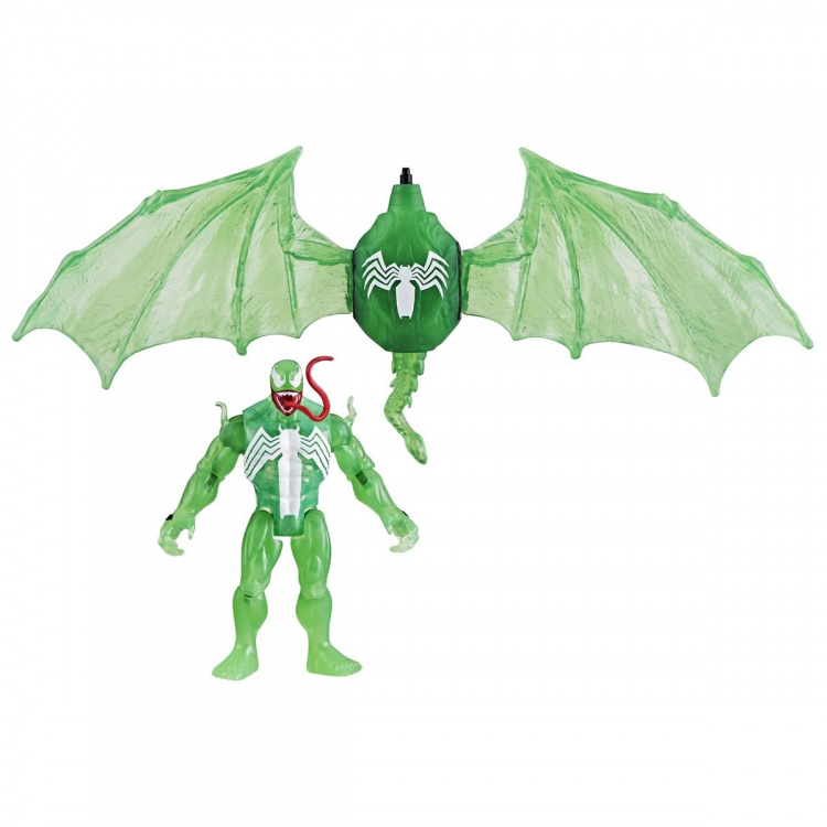 Spider-Man Web Splashers Figuur & Voertuig Green Symbiote
