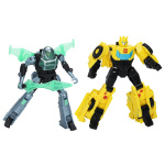 Transformers EarthSpark Cyber Combiner (Bumblebee & Mo Malto)