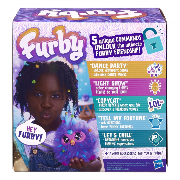 Hasbro Furby interactief pluchen speelgoed paars (EN) Hasbro Furby interactief pluchen speelgoed paars (EN)