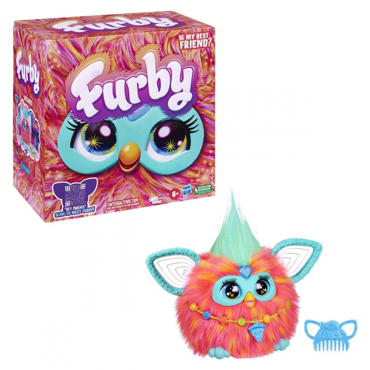 Hasbro Furby Interactief Pluchen Speelgoed Koraal (EN) Hasbro Furby Interactief Pluchen Speelgoed Koraal (EN)