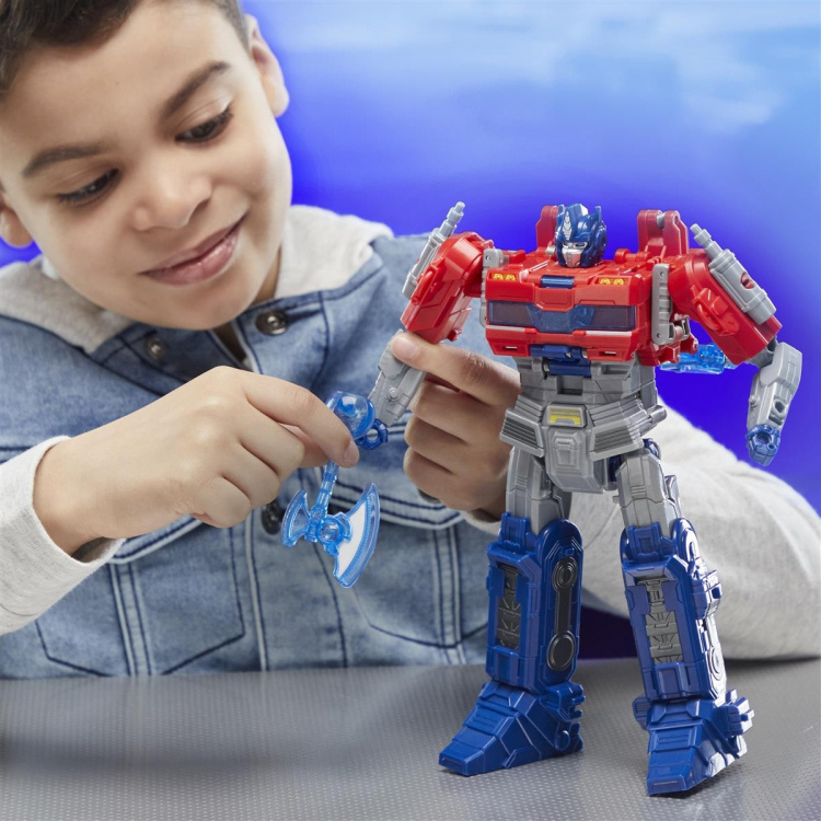 Transformers Eén Power Flip Optimus