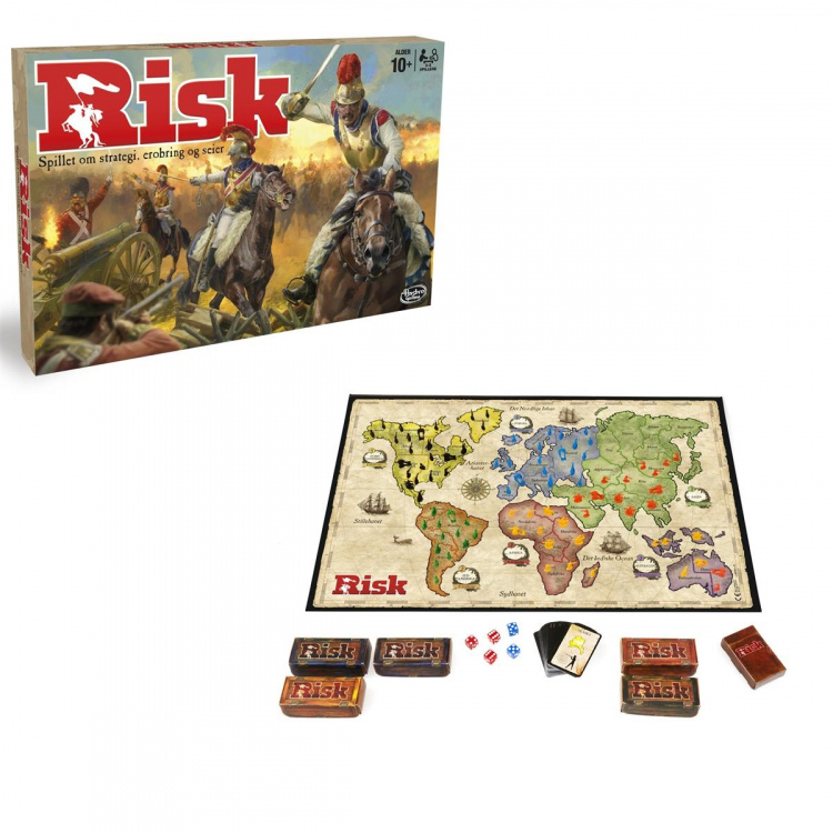 Hasbro Risk - Spillet om strategi, erobring og seier (NO)